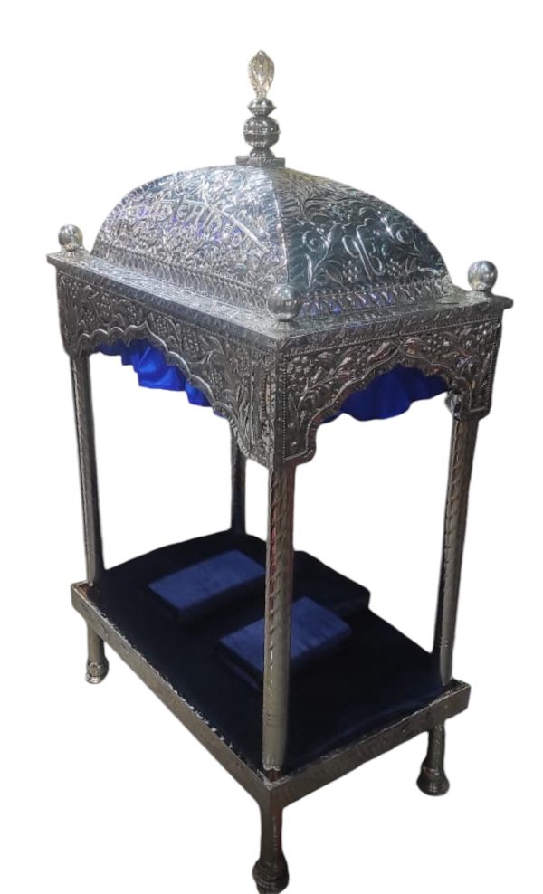 Palki Sahib Medium Size Steel Engraved